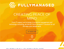 Tablet Screenshot of fullymanaged.com