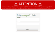 Tablet Screenshot of folio.fullymanaged.com